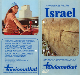 Toiviomatkat, historia - esite toiminnan alkuajoilta